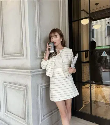 sheller 펜슬 스트라이프 블루종