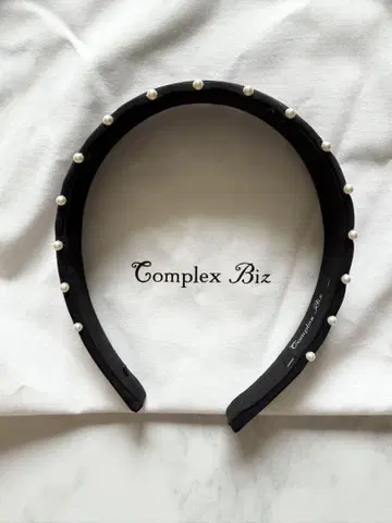 Complex Biz 펄 머리띠 헤어밴드