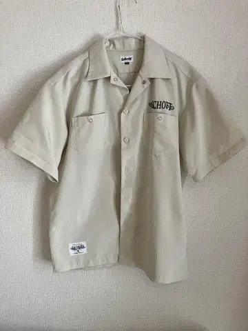 Schott x badway 콜라보 반팔 워크 셔츠