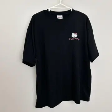 헬로키티 T셔츠 L사이즈 블랙