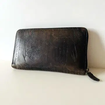 Berluti 벨루티 라운드 지퍼 오거나이저 캘리그래피