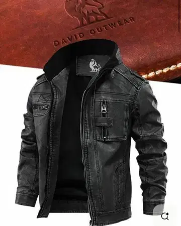 DAVID OUTWEAR 가죽 자켓 M 사이즈