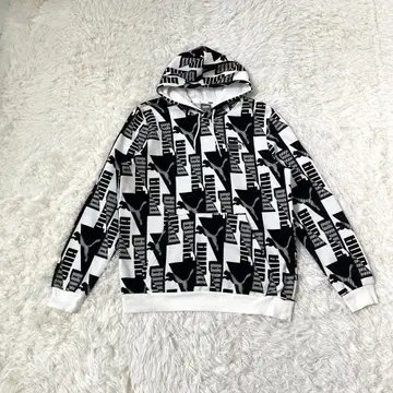 PUMA 푸마 풀오버 후드티 후디 속기모 면 혼방 L