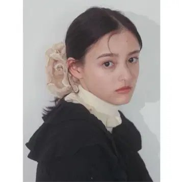 [ 미사용 새상품 ] merry jenny 스크런치 베이지