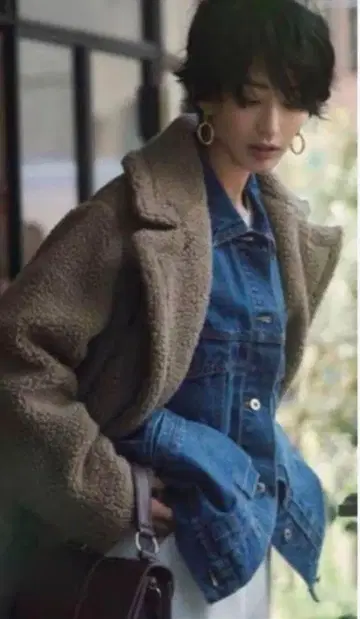 Arpege story 보아 코트