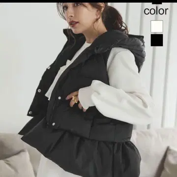 미사용 새상품 도노반 페플럼 베스트 다운 베스트 베스트