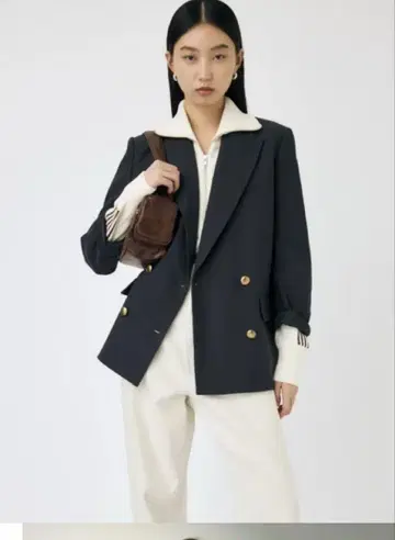 [ MOUSSY ] 더블 브레스티드 자켓 블레이저