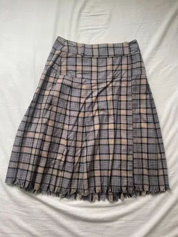 SLY PLAID WRAP 스커트