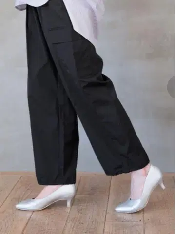 글로벌 워크 발수 나일론 카고 팬츠 블랙 M 사이즈