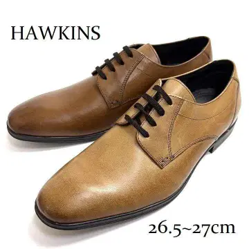 미사용품 호킨스 플레인토 천연 가죽 비즈니스 슈즈 26.5~27cm