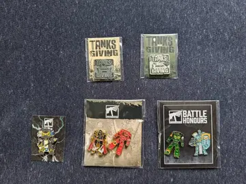 [ 절판, 초레어 ] WARHAMMER 40K 핀 배지 세트 5개