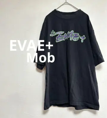 에버모브 EVAEMOB 백 로고 티셔츠 블랙 M