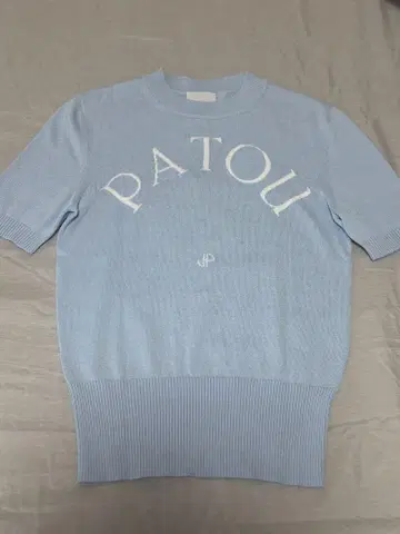 PATOU 로고 자카드 니트 XS