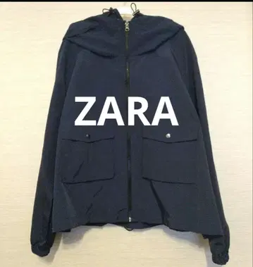 여성용 ZARA 자라 마운틴 후드티 NAVY 네이비 L