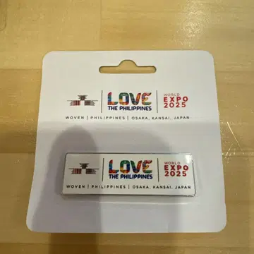 [ 오사카 간사이 박람회 한정판 ] 필리핀 파빌리온 핀 배지