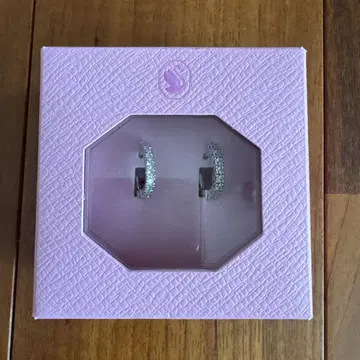 새상품 스와로브스키 후프 귀걸이