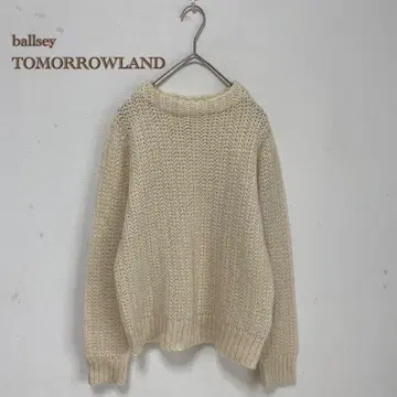 [ ballsey/TOMORROWLAND ] 모헤어 울 니트 크로쉐 S