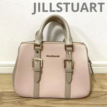JILLSTUART 핸드백 숄더 스트랩 포함 핑크 베이지