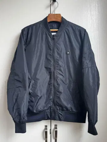 CALVIN KLEIN JEANS MA-1 나일론 자켓 S CK