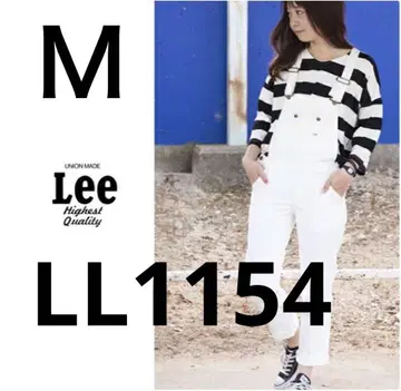 Lee 오버롤 LL1154 화이트 M 사이즈 화이트 살로펫