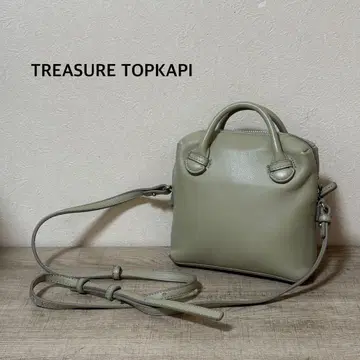 TREASURE TOPKAPI 핸들 포인트 미니 숄더백