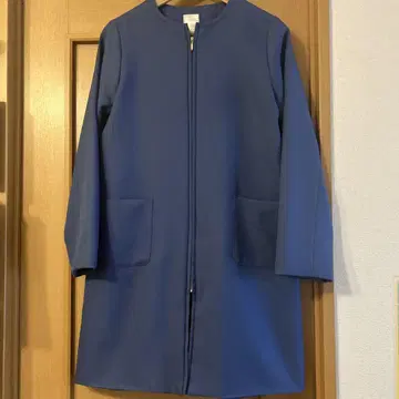 집업 코트 스프링 코트 노카라 코트 테치치