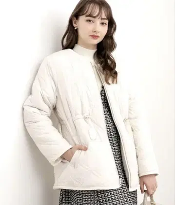 퀼팅 다운 허리 조절 가능 리버서블