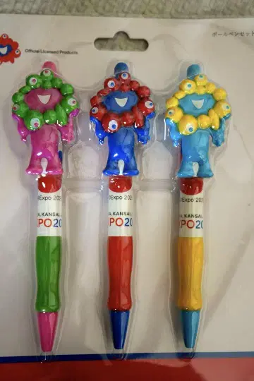 미야쿠미야쿠 볼펜 3개 세트 오사카 만박