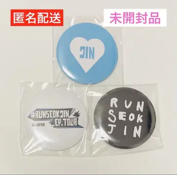 BTS RUN SEOKJIN IN JAPAN 캔뱃지 Jin