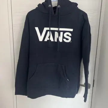 VANS 후드 부착 후드티 XL 네이비