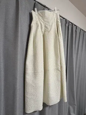 COCODEAL 자카드 코르셋 플레어 스커트 S