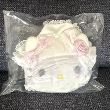 새상품 Sanrio 화이트 프릴 시리즈 헬로키티 파우치