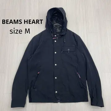 BEAMS HEART 빔즈 마운틴 후드티 블루종 M