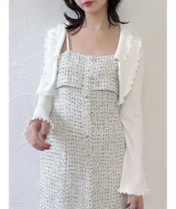 [ 새상품급 ] dazziln 프릴 가디건