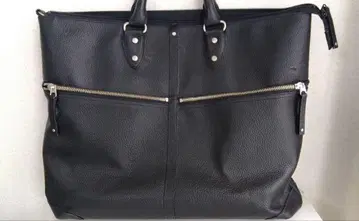 40 x 20 x 30cm 블랙 인조 가죽 토트백 어깨끈 포함