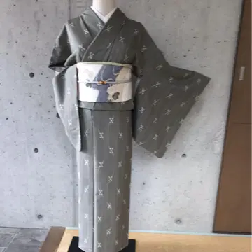 순수 실크  기모노 이중 기모노 가드 가공