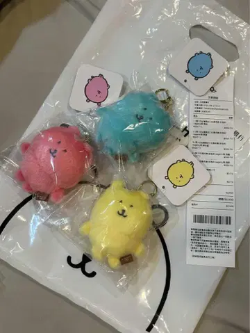 나가노의 곰 마스코트 대만 한정 삼색 세트