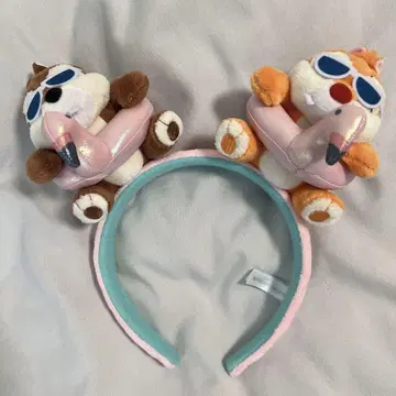 디즈니 머리띠 칩앤데일