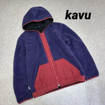 KAVU 카부 보아 자켓 플리스 퍼플 S