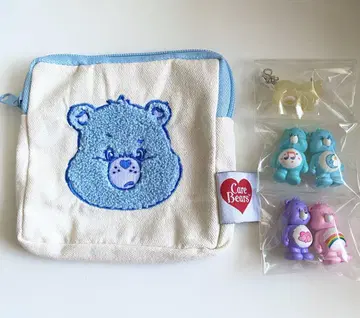 케어베어 CareBears 파우치 파랑 피규어 가챠가챠 캡슐 토이