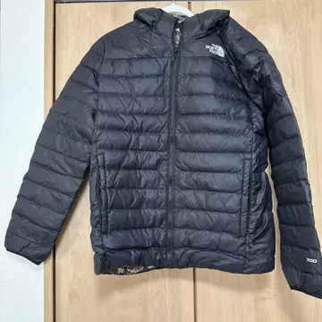 The North Face 700 블랙 다운 자켓 리버서블 L