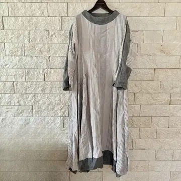 HALLELUJAH 린넨 원피스 양치기 로브