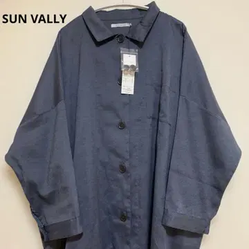 SUN VALLEY 코튼 데님 오버 사이즈 코트