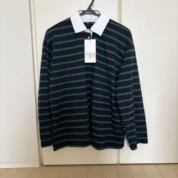 택 포함 새상품 ZARA 스트라이프 오버 사이즈 피케 셔츠