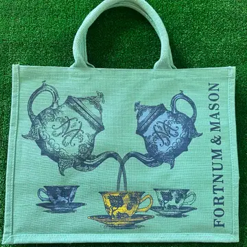 영국 F&M 포트넘앤메이슨 주트 토트백 에코백