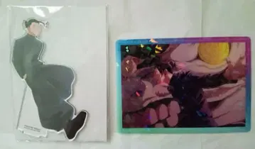 게토 스구루 주술회전 아크릴 스탠드 클리어 카드 2개 세트 [새상품]