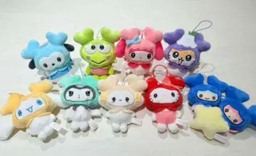 TWICE LOVERYS 산리오 마스코트 봉제 인형 9종 컴플리트