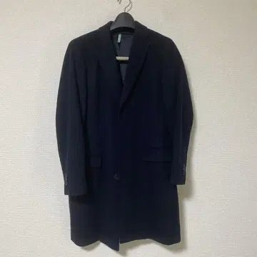 UNIQLO 유니클로 네이비 울 캐시미어 체스터 코트 S 사이즈