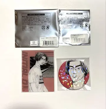 이니셜D 쇼지 신구 아크릴 카드 캔뱃지 세트