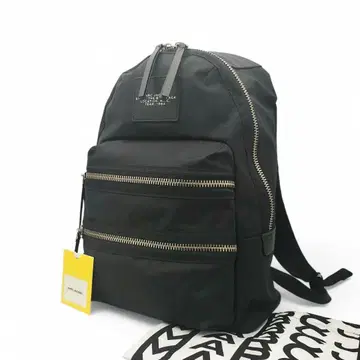 MARC JACOBS 럭색 바이커 데이팩 나일론 블랙